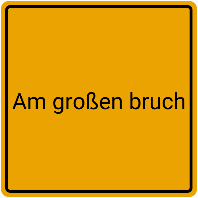 Meldebestätigung Am Großen Bruch